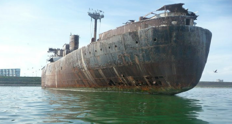 Epava navei Evangelia - Costinesti Constanta