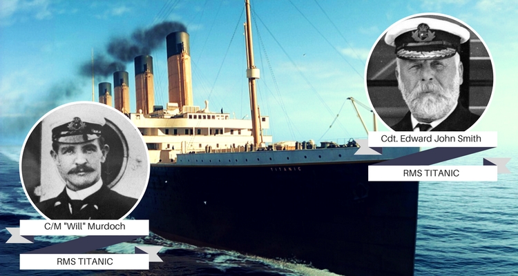 Comandant Edward John Smith și Chef-Mate Will Murdoch - RMS "TITATIC"