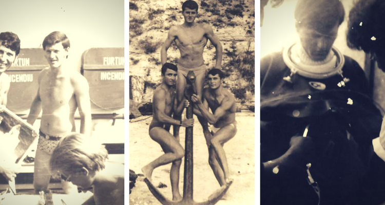 Gheorghe Oancea în tinerețe - imagini din arhiva familiei