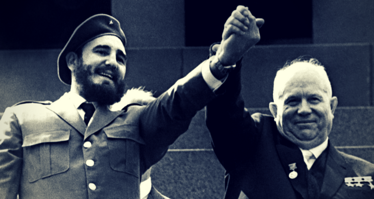 Fidel Castro și Nikita Hrușciov - Moscova 1963