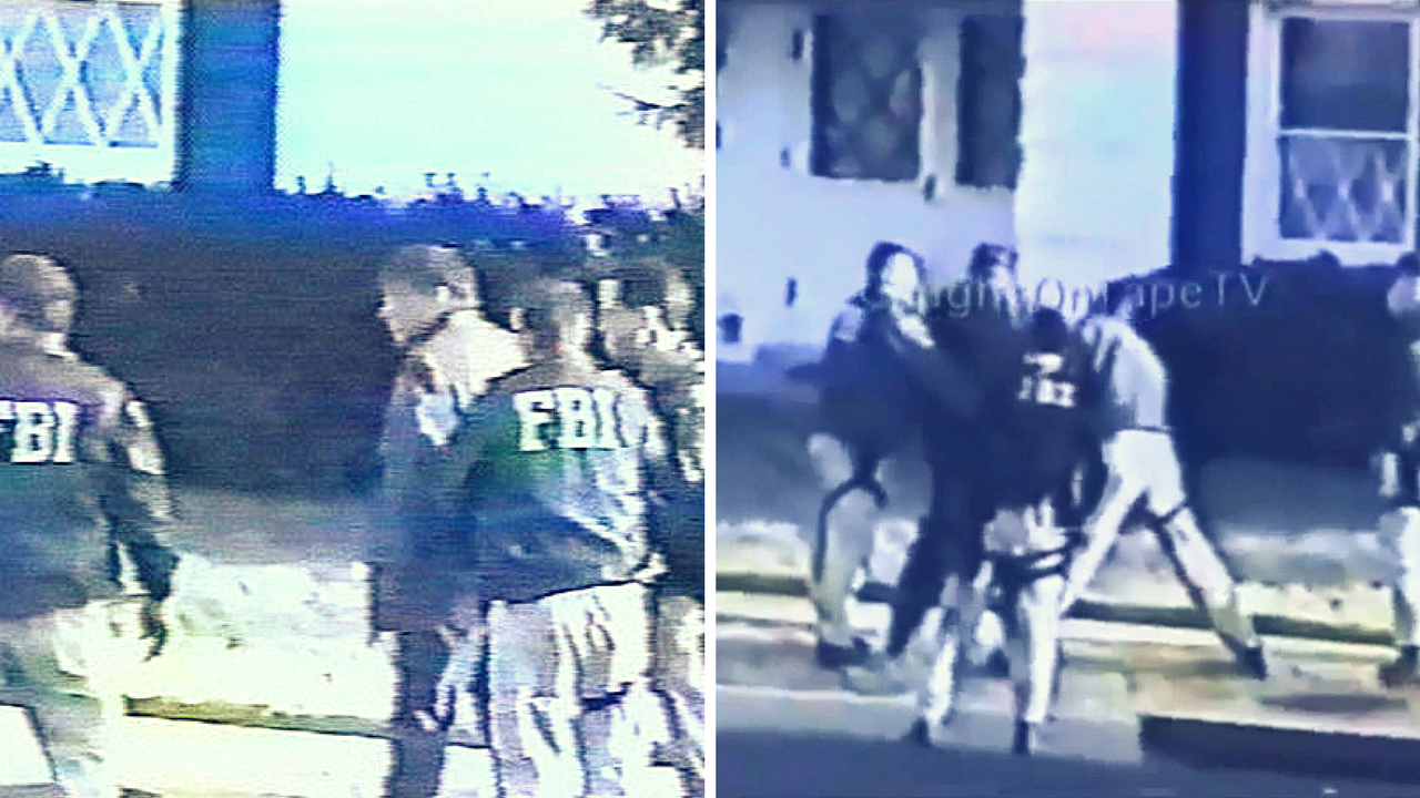 Momentul în care Robert Philip Hanssen este reținut de o grupă FBI