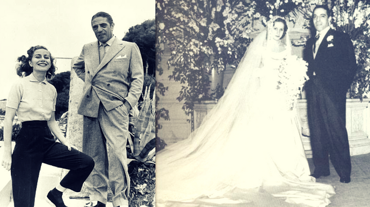 Aristotel Onassis si Tina Livanos