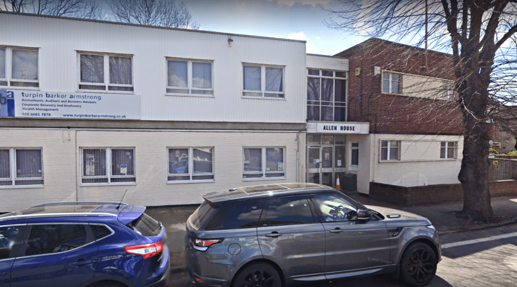 Fostul sediul al societății mixte "Atalanta" - Allen House, Londra