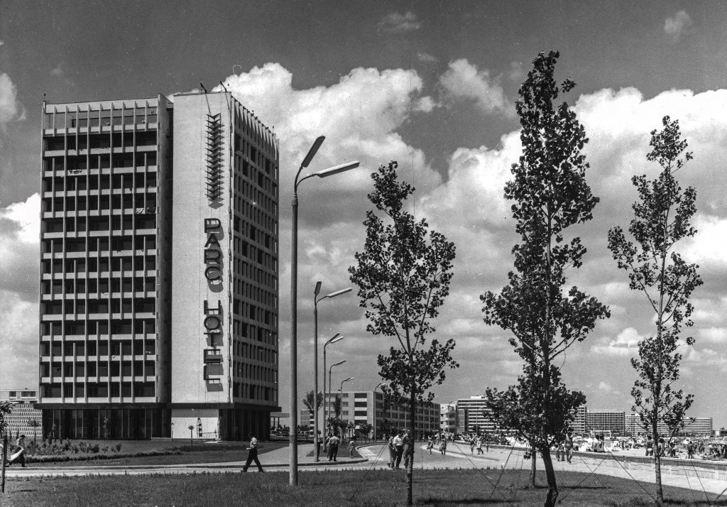 Hotel Parc, Mamaia, imagine la sol, anii 1960